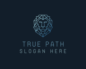 Geometric Lion Business logo design