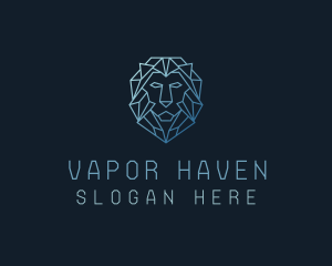 Geometric Lion Business logo design