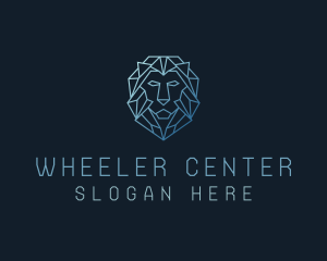 Geometric Lion Business logo design