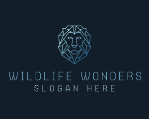 Geometric Lion Business logo design