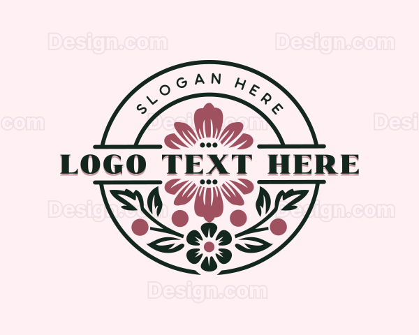 Floral Wedding Boutique Logo