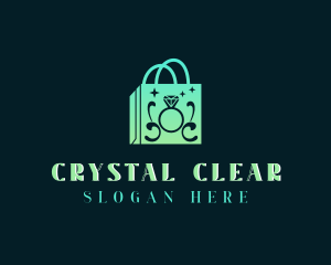 Shopping Jewelry Bag logo design