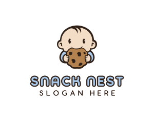 Child Cookie Treat logo design