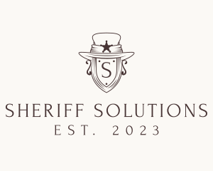 Sheriff Cowboy Hat logo