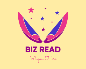 Pixie Fairy Magic Wings logo design