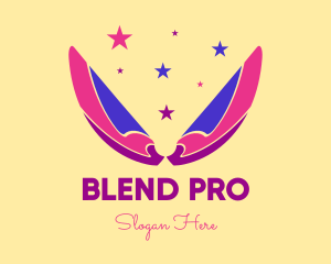 Pixie Fairy Magic Wings logo design