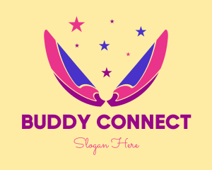 Pixie Fairy Magic Wings logo design