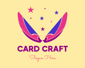 Pixie Fairy Magic Wings logo design