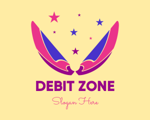 Pixie Fairy Magic Wings logo design