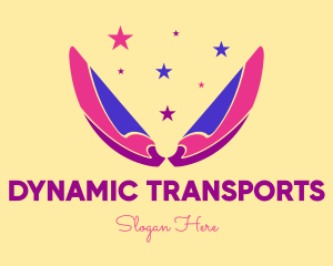 Pixie Fairy Magic Wings logo design