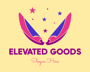 Pixie Fairy Magic Wings logo design