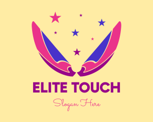 Pixie Fairy Magic Wings logo design