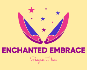 Pixie Fairy Magic Wings logo design