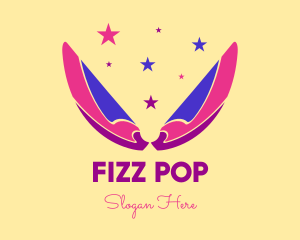 Pixie Fairy Magic Wings logo design