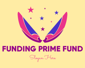 Pixie Fairy Magic Wings logo design