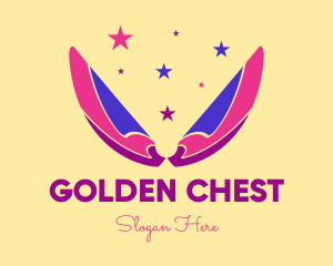 Pixie Fairy Magic Wings logo design