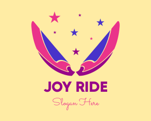 Pixie Fairy Magic Wings logo design