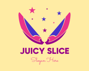 Pixie Fairy Magic Wings logo design