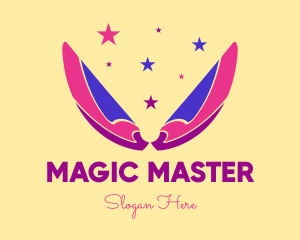 Pixie Fairy Magic Wings logo design