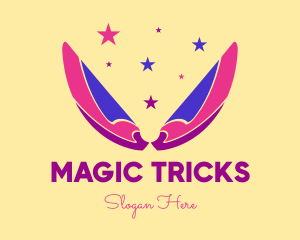 Pixie Fairy Magic Wings logo design