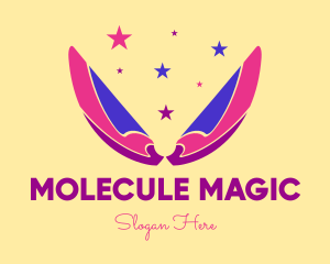 Pixie Fairy Magic Wings logo design