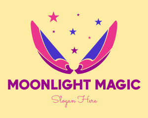 Pixie Fairy Magic Wings logo design