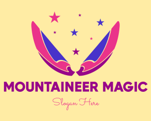 Pixie Fairy Magic Wings logo design