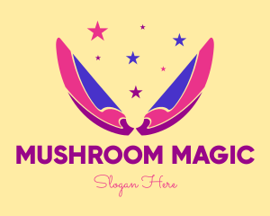 Pixie Fairy Magic Wings logo design