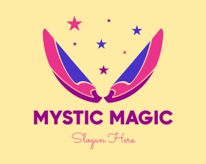 Pixie Fairy Magic Wings logo design