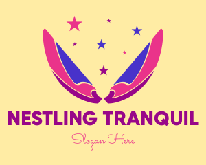 Pixie Fairy Magic Wings logo design