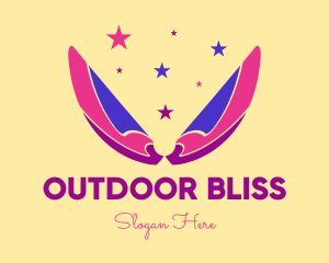 Pixie Fairy Magic Wings logo design