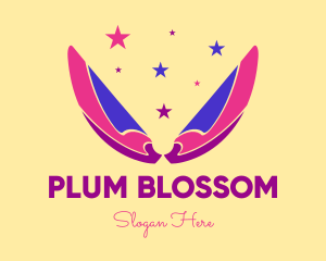 Pixie Fairy Magic Wings logo design