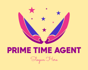 Pixie Fairy Magic Wings logo design