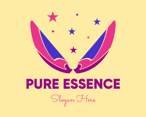 Pixie Fairy Magic Wings logo design