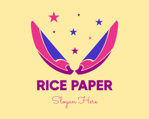 Pixie Fairy Magic Wings logo design