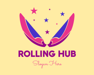 Pixie Fairy Magic Wings logo design