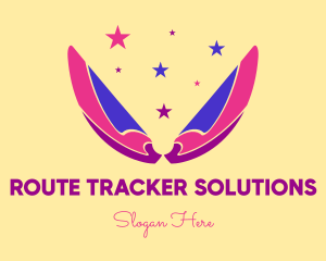 Pixie Fairy Magic Wings logo design