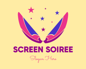 Pixie Fairy Magic Wings logo design