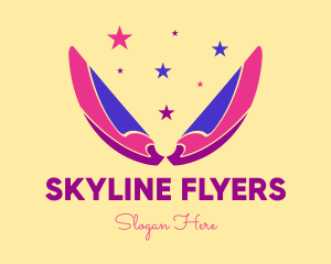 Pixie Fairy Magic Wings logo design