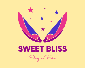 Pixie Fairy Magic Wings logo design