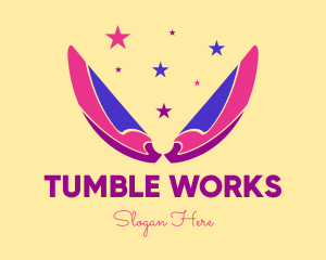 Pixie Fairy Magic Wings logo design