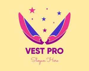 Pixie Fairy Magic Wings logo design