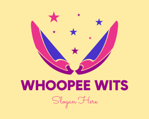 Pixie Fairy Magic Wings logo design