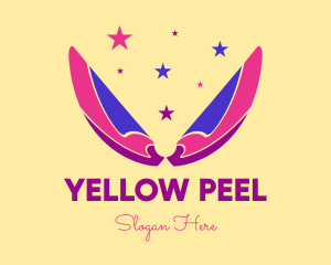 Pixie Fairy Magic Wings logo design