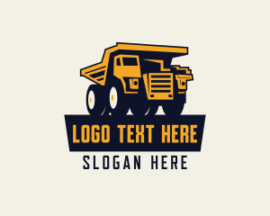 Mining Transport Dump Truck logo