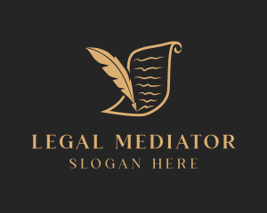 Legal Notary Document logo design