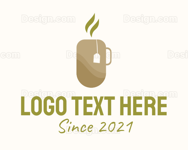 Hot Tea Mug Logo