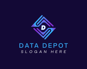 Digital Tech Data logo design