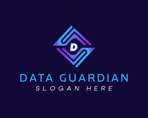 Digital Tech Data logo design