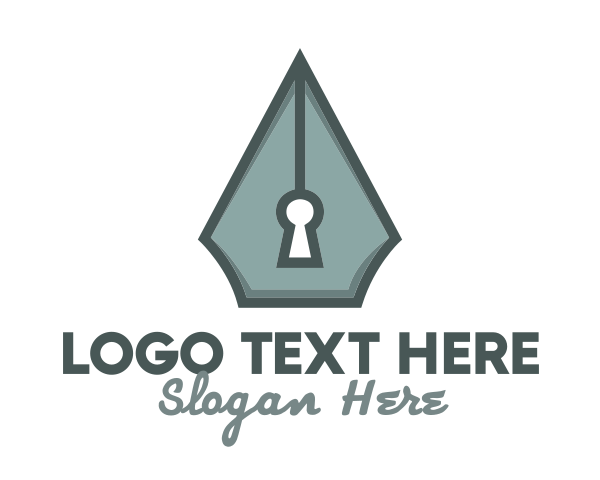 Writing logo example 4